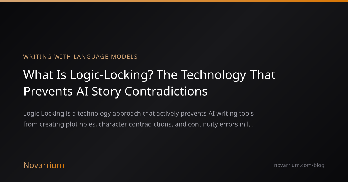 What Is Logic-Locking? AI's Plot Hole Prevention Tech | Novarrium
